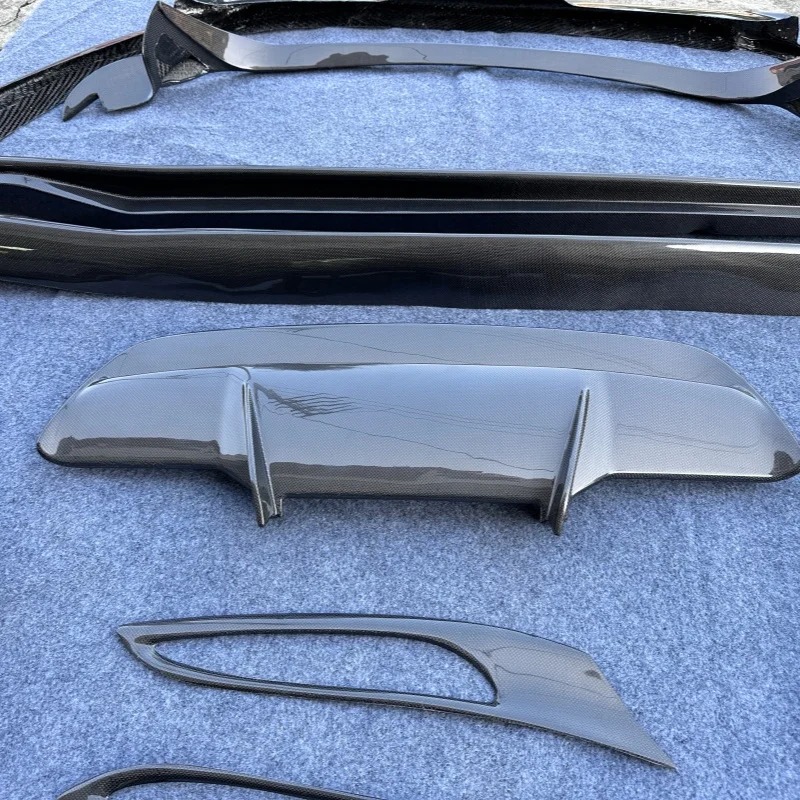 N Style Dry Carbon Fiber Small Surround Body Kit for  812 Modification, Front Lip, Side Skirt, Rear Diffuser, Tail Wing